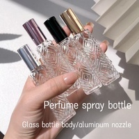 12ML Mini Glass Perfume Spray Bottle Sprayer Portable Makeup Travel Refill Perfume Bottle