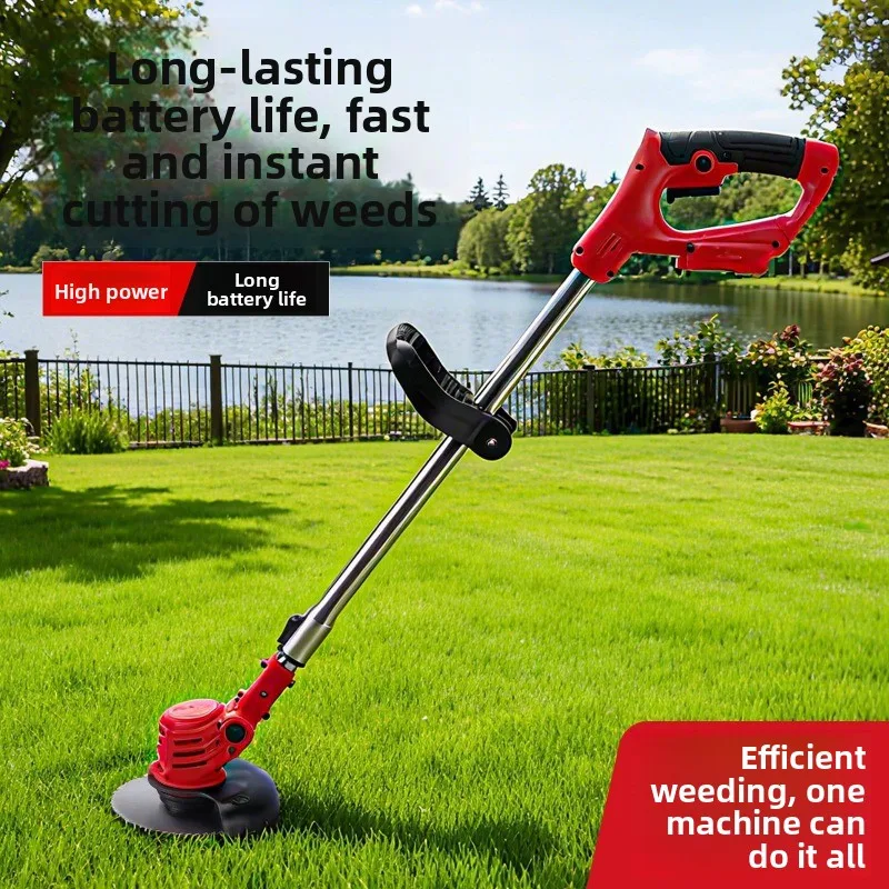 New Electric Portable Garden Grass Trimmer Powerful Cordless Handheld Yard Tool Ideal for Home Use Portable Weeding Tool