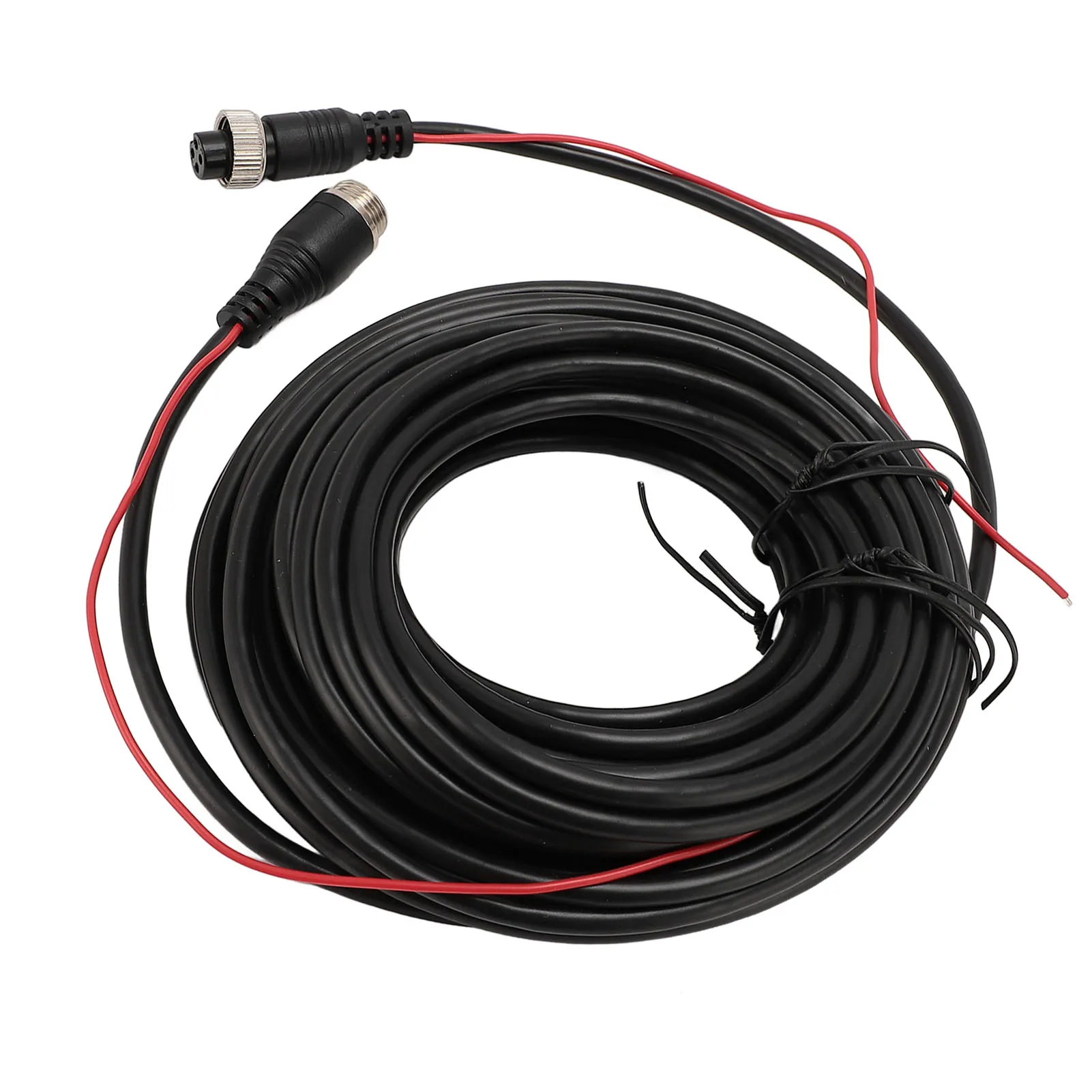 Dashcam achteruitrijcamera verlengkabel, flexibele verlengkabel voor achteruitrijcamera, stabiele verbinding, PVC, voor camper, voor aanhanger, voor CCTV