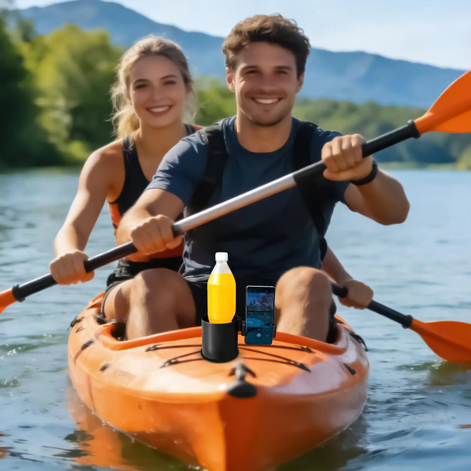 

Cup Holder For Kayak Adhesive Phone Stand Boat Cup Holder For Adults Women Bottle Canoe Marine Water Sports
