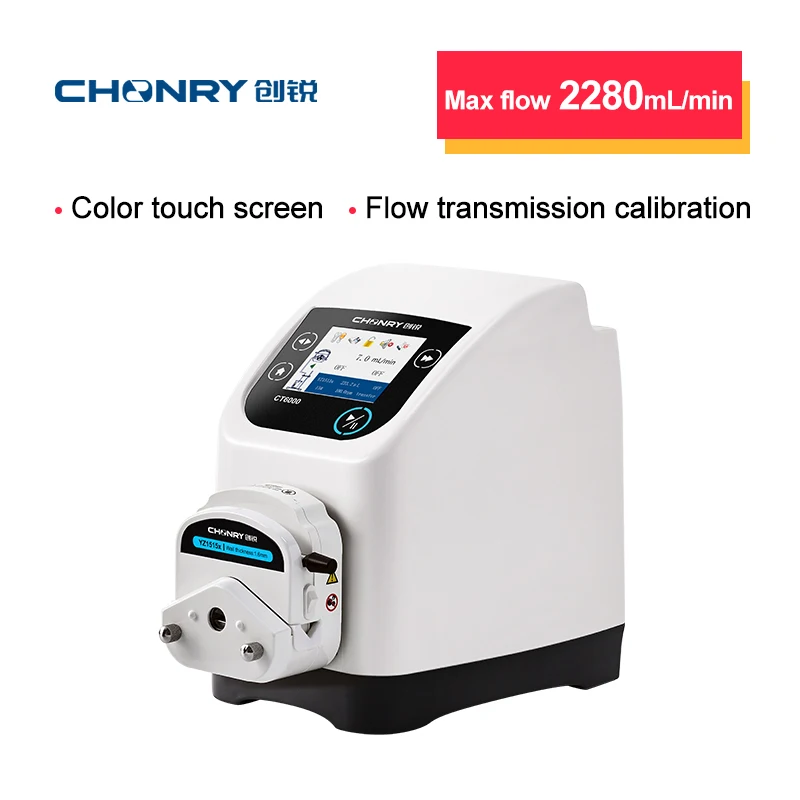 

CHONRY Лабораторный перистальтический насос Промышленный перистальтический насос Перистальтический насос с высоким расходом CT6000