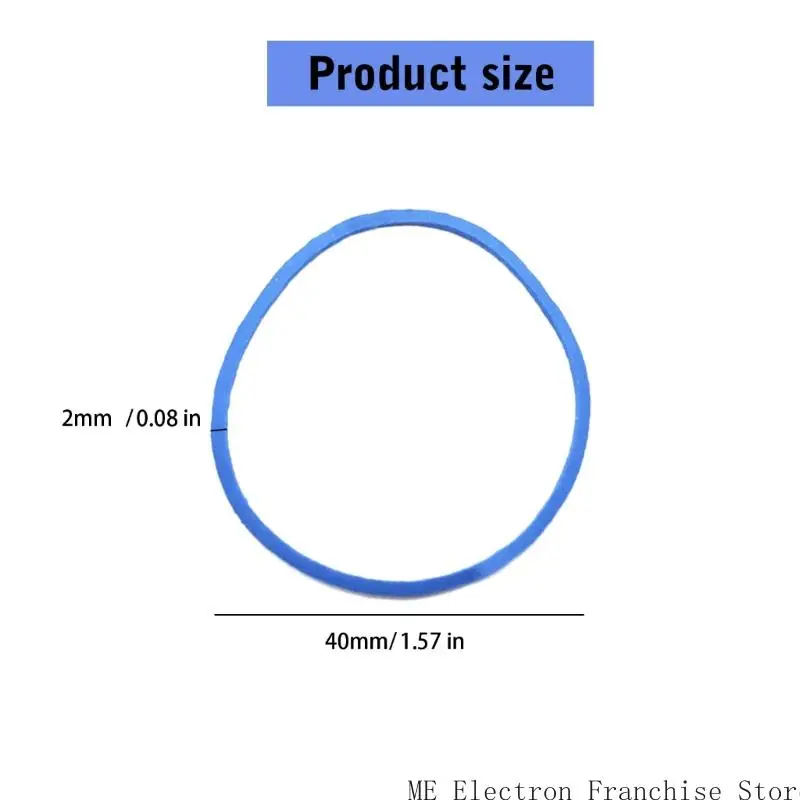 T5EA 400 PCS حلقات مطاطية مرنة ملونة من تنظيم الحرف المنزلية قطرها قطرها