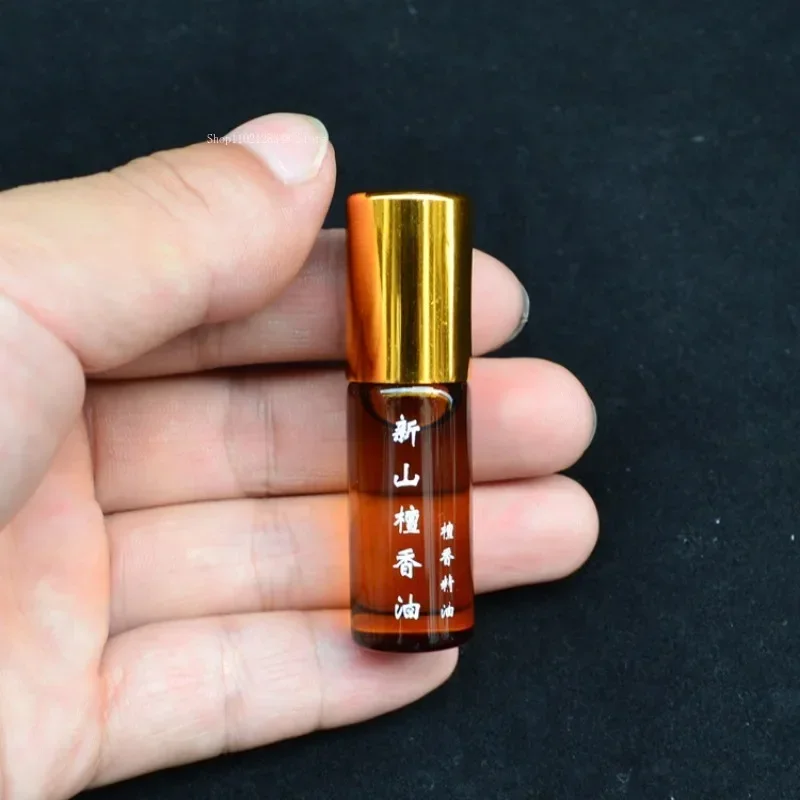 زيت أساسي من خشب الصندل الطبيعي ، تدليك داخلي ، تنقية الهواء ، مزيل عرق النوم ، 5 لكل زجاجة