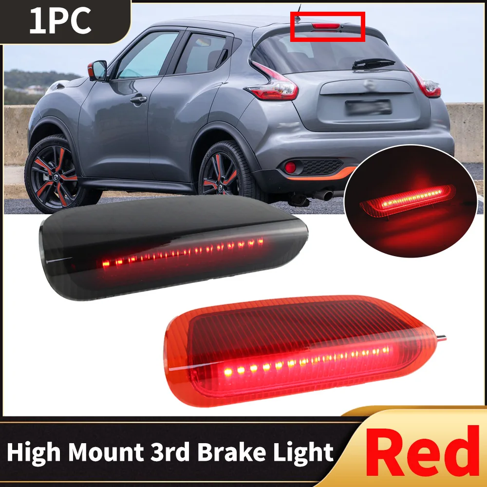 1PC 12V LED High Mount Third Additional Brake Light For Nissan Juke 2011 2012 2013 2014 3rd Brake Tail Warning Lamps 26590-1KA0B