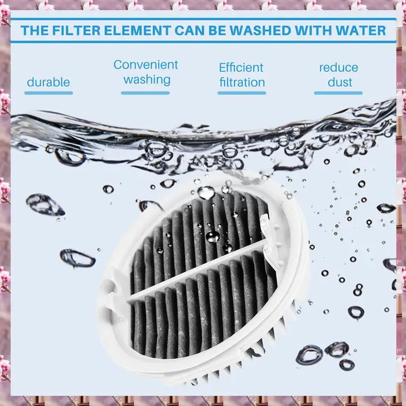 2025 4 ชิ้นแผ่นกรองเฮปาสำหรับเสี่ยวหมี่ รอยด์มีไร้สาย F8 เครื่องดูดฝุ่นแบบใช้มือถือสมาร์ททดแทนที่มีประสิทธิภาพตัวกรองเฮปาอะไหล่ Xcqlx