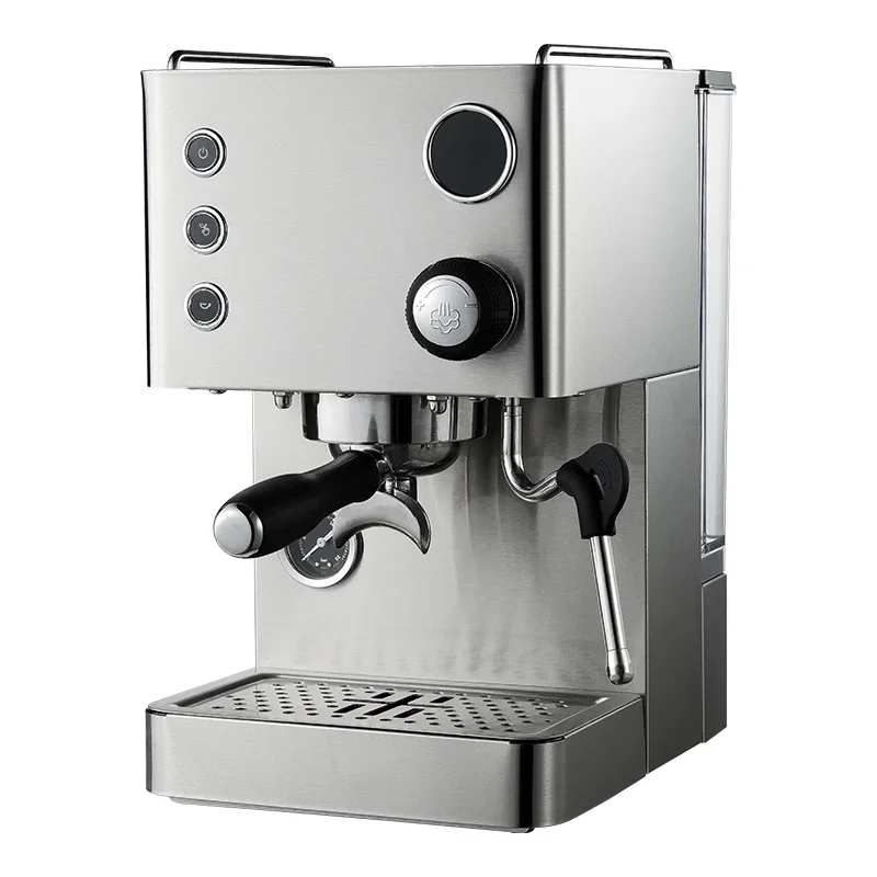 220V Home Use Espresso Semi-automatic Coffee Maker with Adjustable Temp. 550ml Extraction Boiler, Water Tank Capacity 1.2-1.8L