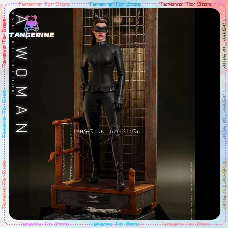 

HT Anime Figure Batman Series Catwoman Mobile Doll Pop Handmade Model Collection Dolls Pvc Desktop Decorations Toy Birthday gift