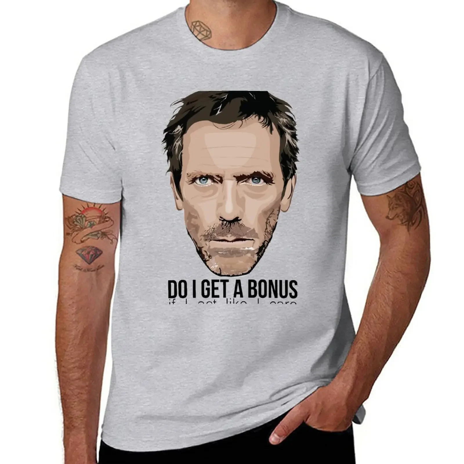 House - Do I get a bonus T-Shirt Aesthetic clothing boys whites mens big and tall t shirts