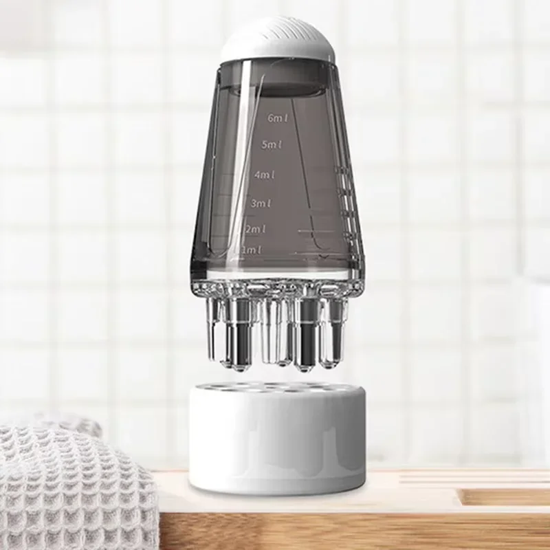 Scalp Applicator Hair Regrowth & Styling Solution Guide Comb Hexagon Head Oil Roller Ball Massage Comb Massage Relaxation Tools image 5