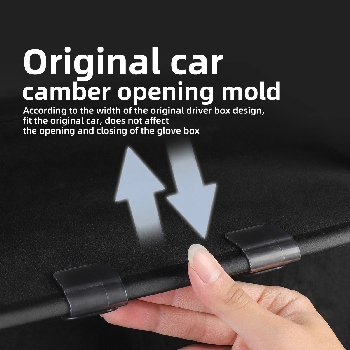 Car Glove Box Hook For Tesla Model 3 Highland Model X Model S 2023-2024 Auto Interior Modification Functional Accessories