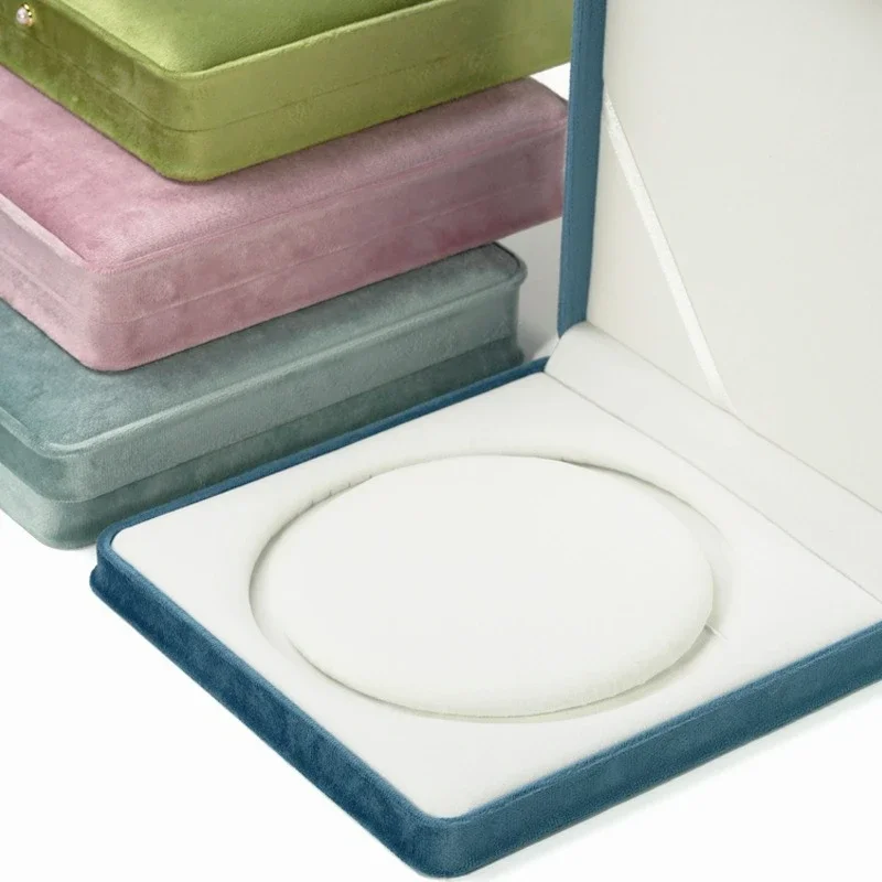 Velvet Jewelry Box Elegant Necklace Earring Bracelet Jewelry Display Storage Box Room Decor Interior Desk Accessories Gift