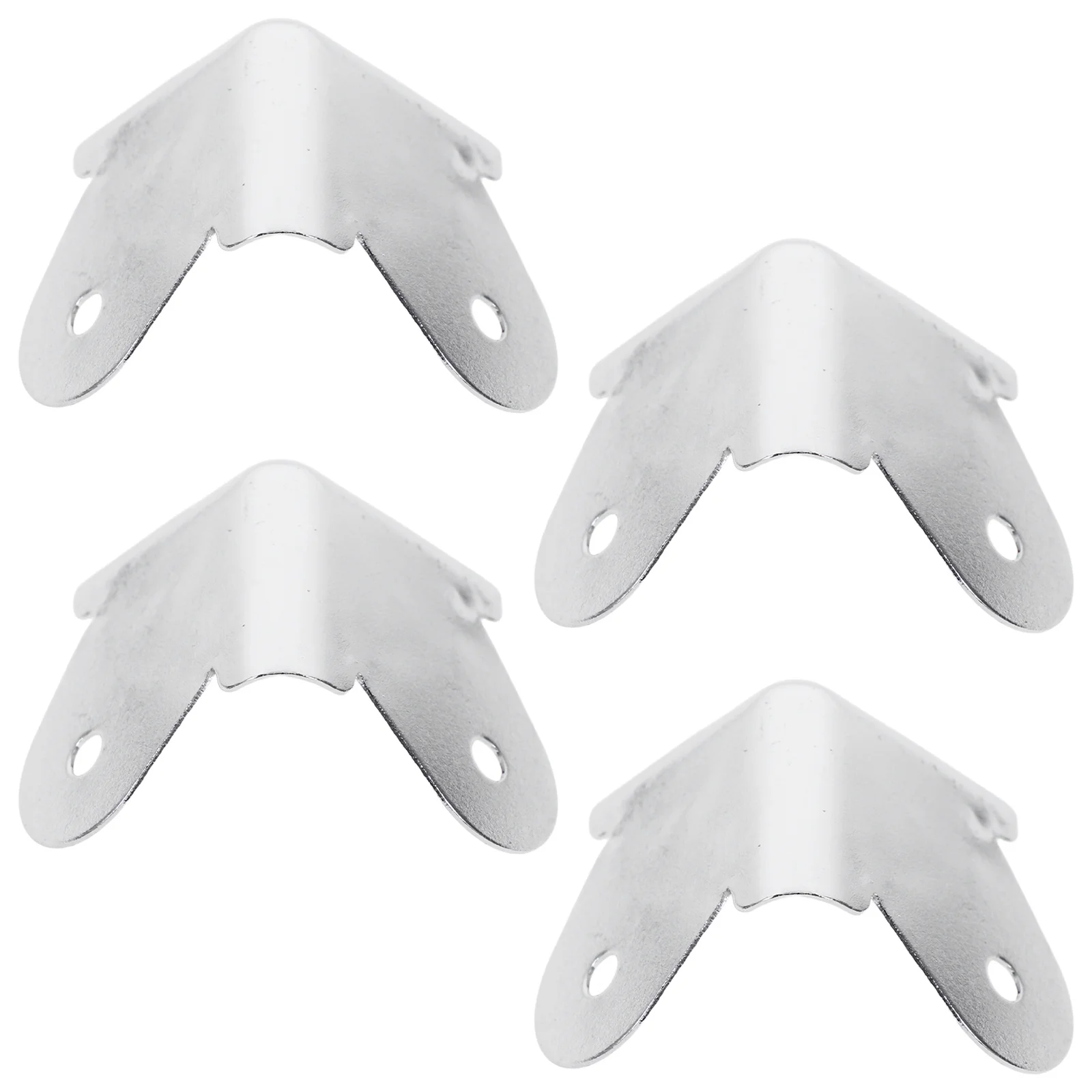 

4Pcs Heavy Duty Metal Corner Guards Shockproof Anti Vibration for Desks Tables Flight Cases Long Term Use Protection