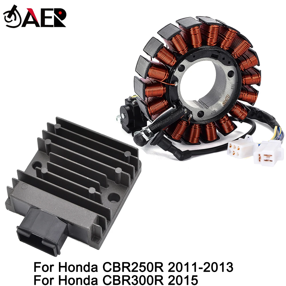 

Regulator Rectifier & Stator Coil for Honda CBR250R CBR 250R 250 R 2011 2012 2013 CBR300R CBR 300R R 2015