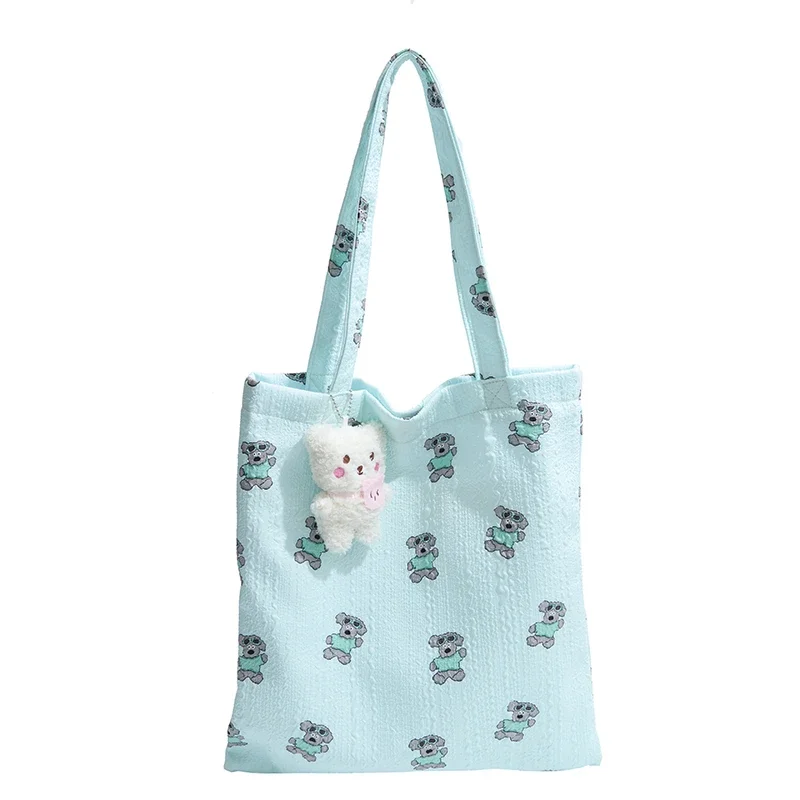 

2025 New Fashionable Candy Color Nylon Tote Bag for Women Lightweight Soft Large Shoulder Bag Stylish Work Travel Daily Handbag