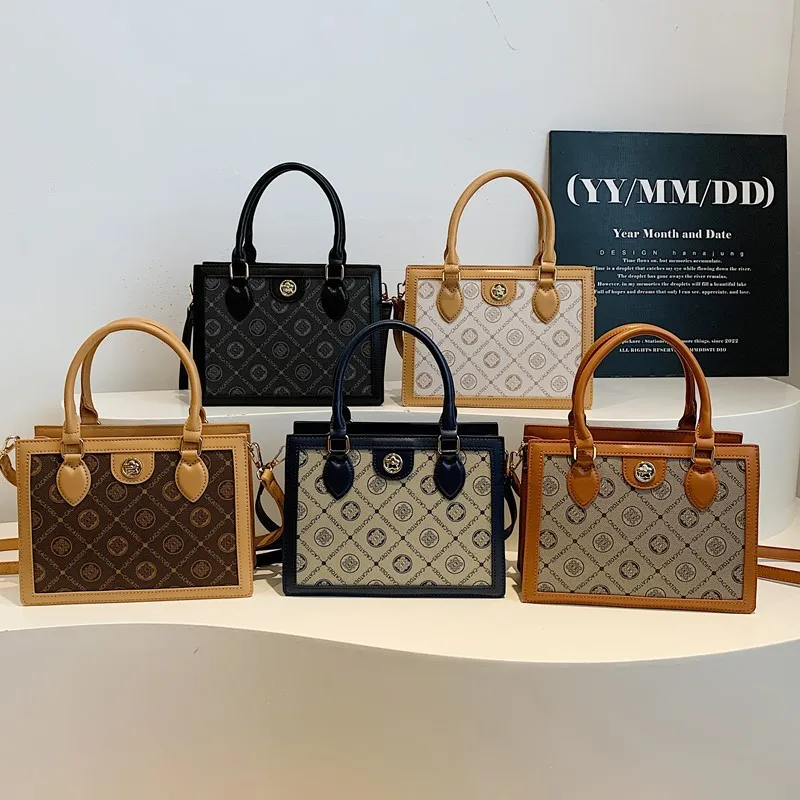 

Сумка-куб из нержавеющей стали с тиснением из нержавеющей стали, современная трансформируемая верхняя ручка в стиле ретро и женская сумка через плечо, сумка «День-ночь» с надписью Art