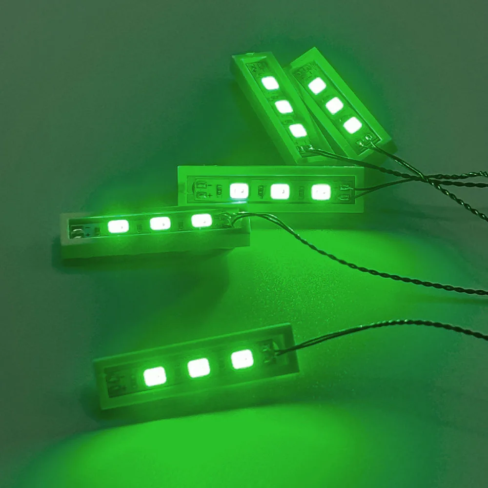 LYBMTWF 20 Stück 1×4 LED-DIY-Beleuchtungsset, LED-Lichtstein, kompatibel mit Lego-Baustein 3710