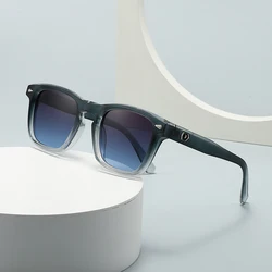 Foreign Trade Cross-Border Popular Sunglasses Rivet Decoration European and American Street Photography Ins Popular Model Square
