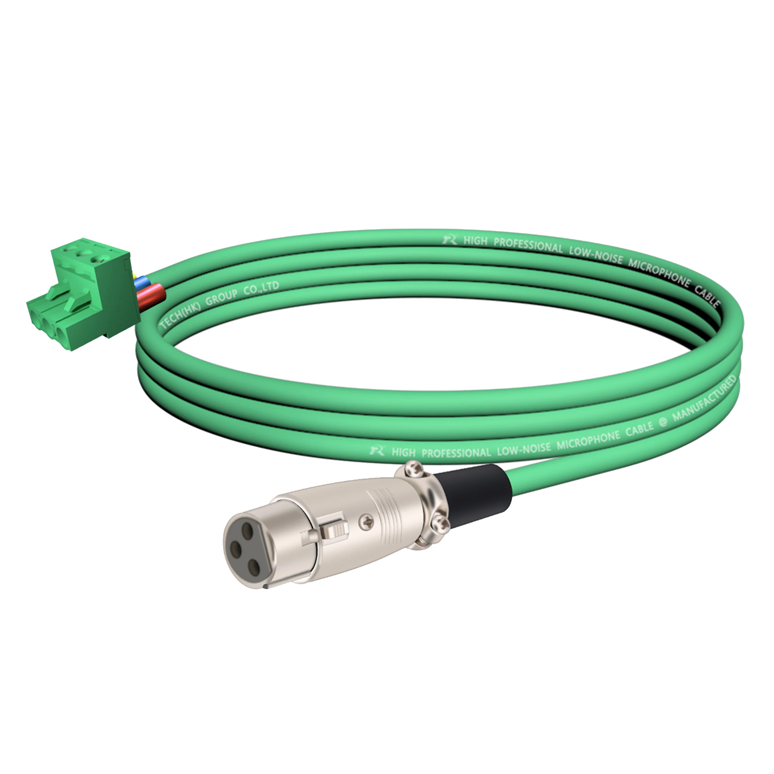 XLR-auf-Phoenix-Kabel, 3-poliger XLR-Stecker/Buchse auf PHX3M/2EDG 5.08 PCB-Schraubklemmenadapter mit sicherem Endstück, geräuscharm – Detail 12