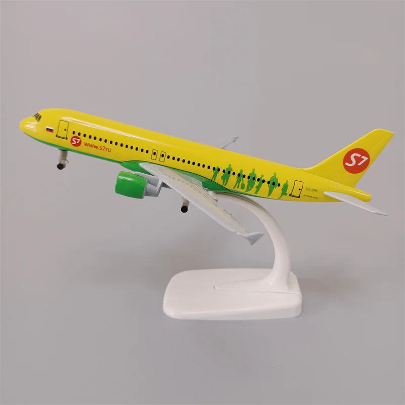 19cm Alloy Metal AIR Russian Siberia S7 Airlines Airbus 320 A320 Airways Airplane Model Plane W Wheels Landing Gears Aircraft