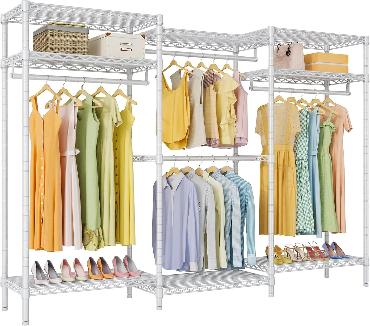 

VIPEK V5i Plus Wire Garment Rack Heavy Duty Clothes Rack for Hanging Clothes, Large Free Standing Wardrobe Closet Metal