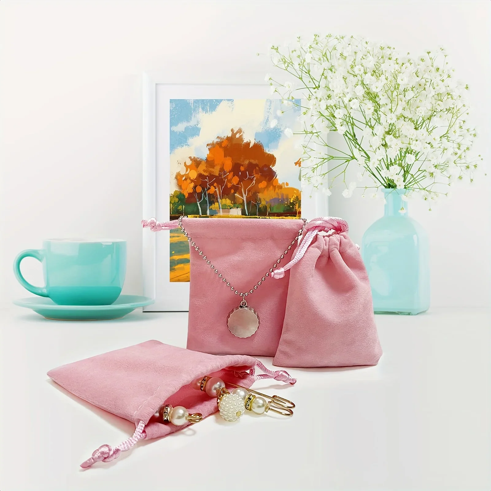 Thumbnail 3 - #4 Latest Velvet Jewelry Pouches Updates