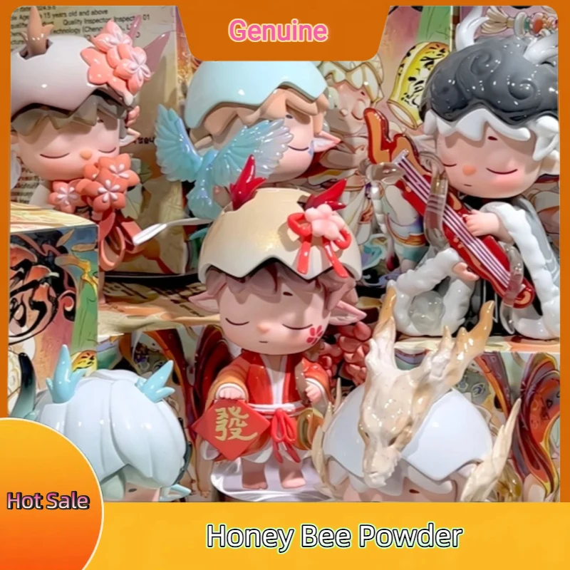 

Genuine Mimi Fenghua Record Series Blind Box Anime Figure Mystery Box Cute Ornament Home Desktop Decor Children Customized Gift