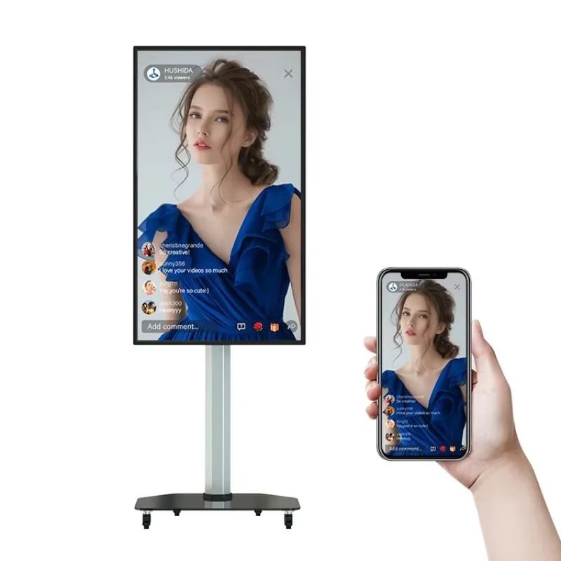 

32" 43" 55" LCD Screen Facebook Tiktok Stream Video Broadcasting Live Streaming Equipment Broadcast