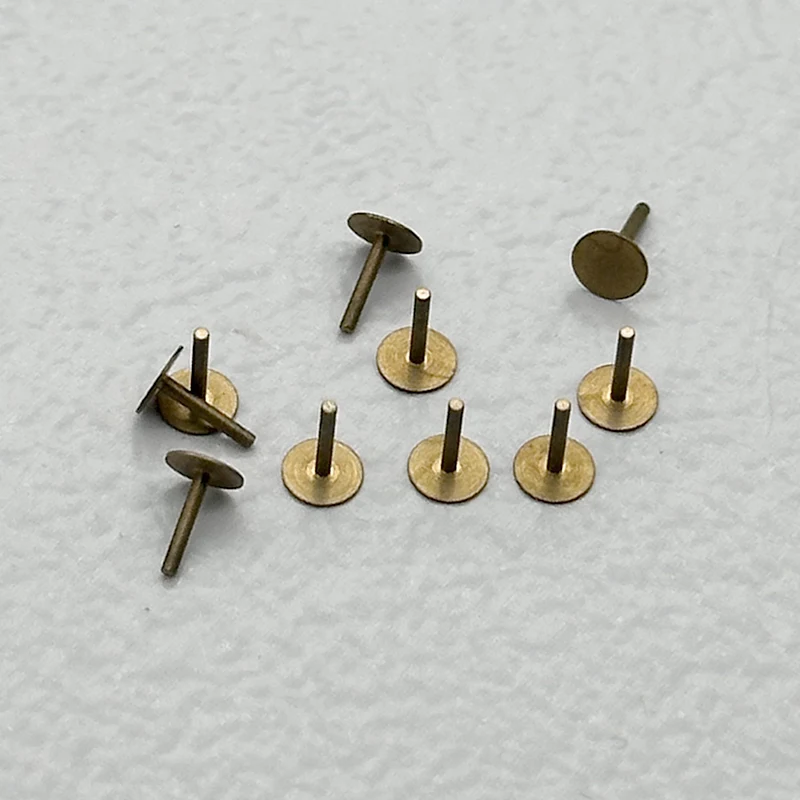 5/10 PCS 0.6mm Diameter Brass Watch Dial Foot Pin Fixed Dial With Locating Pin Repair Parts
