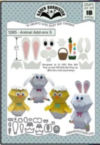 Easter Bunny Eggs 2025 New Dies Material DIY Scrapbooking Photo Album Decorative Embossing PaperCard