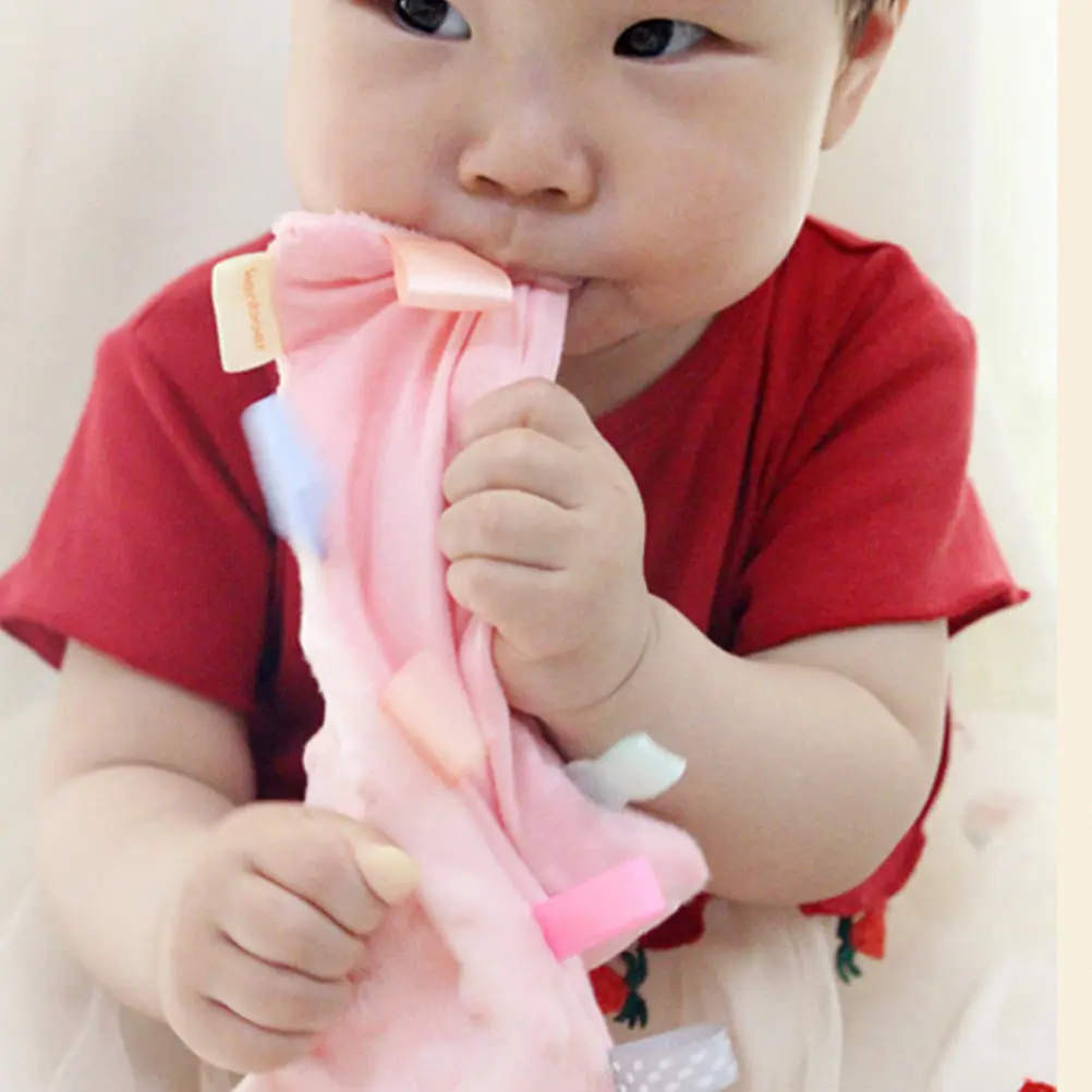 

2pcs Soothing Towel for Baby Newborn Super Soft Reusable Handkerchief Lightweight Portable Appeasing Towel Gift Infant Toy