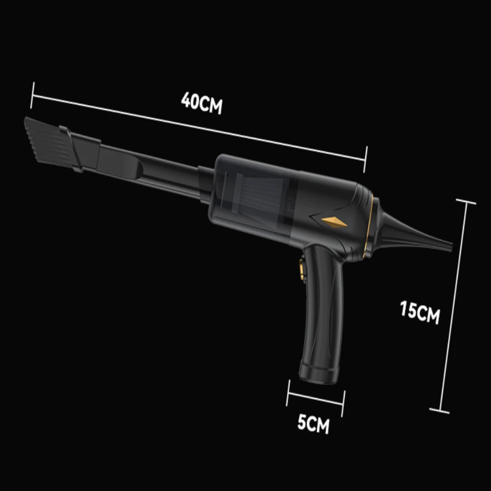 مكنسة كهربائية محمولة صغيرة للسيارة عالية الطاقة، مزيل غبار محمول قابل لإعادة الشحن للمنزل والسيارات، مدمج، خفيف الوزن،