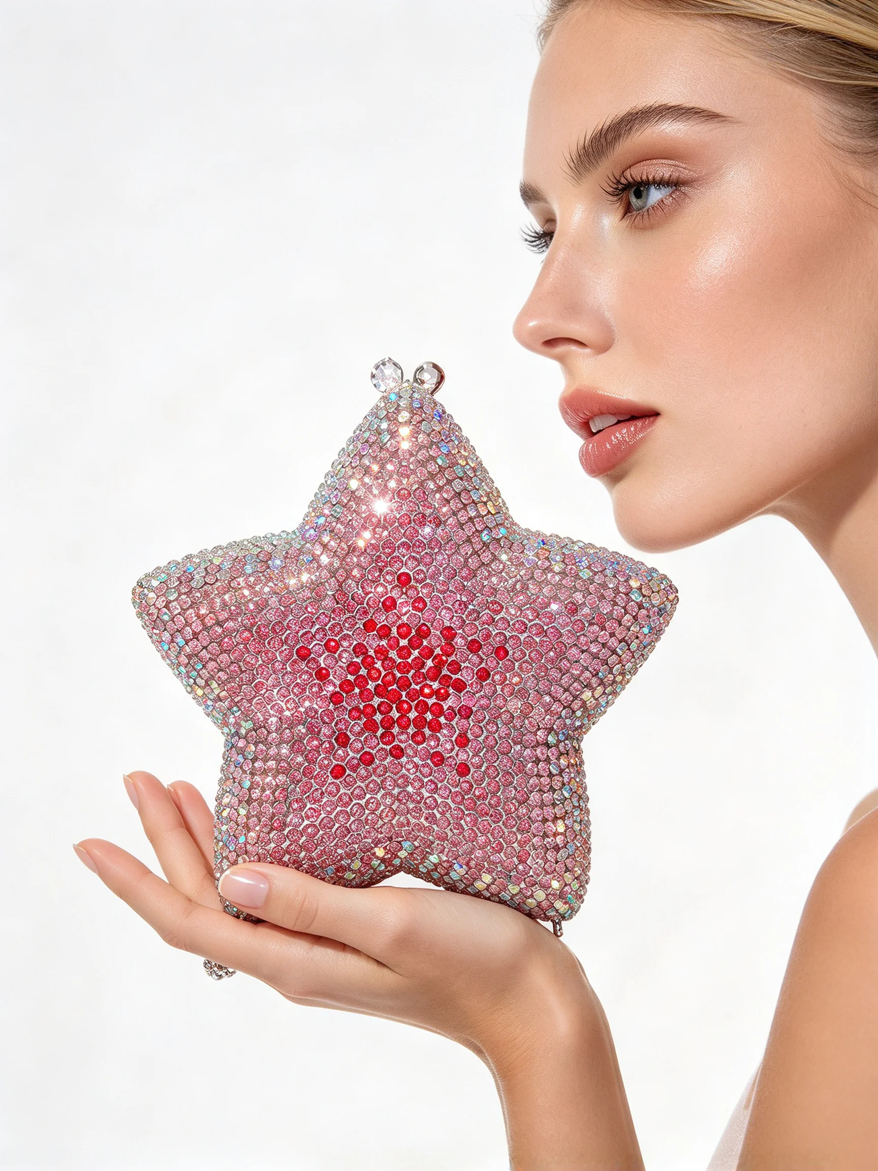New Star Diamond Dinner Bag Foreign Trade Banquet Diamond Hand Bag Women's Starr Lane Stone Crach