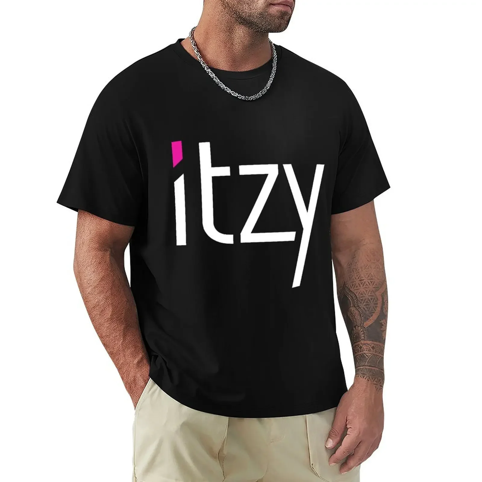 

ITZY KPop HD Logo T-Shirt baggy shirts vintage t shirts summer tops mens vintage t shirts