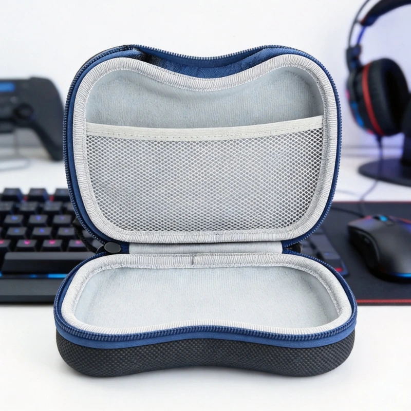 

Game Controller Bag for Steam Controller 2026 Shockproof Protector Carry Case with Pocket Scratchproof Storage Box F19E
