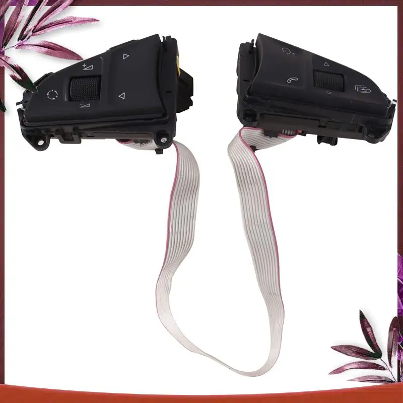 

Durable Multi-Function Steering Wheel Buttons Cruise Control Switch 5E0919719A For Skoda Fabia 2015 Octavia 2013-2023