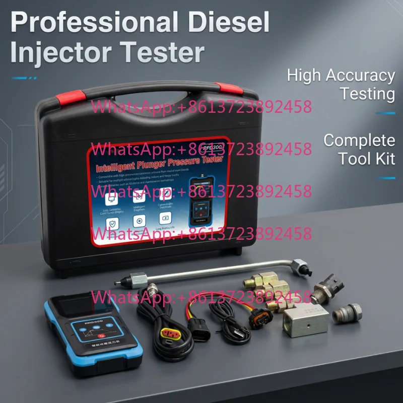 Diesel Pump Pressure Gauge RPD300 Fuel Injection Pump Tester Tool For Engine Diagnostic And Maintenance Service Workshop