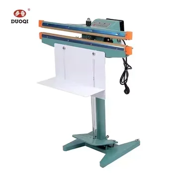 DUOQI PFS-800*2 Double Food Sealer Aluminum rack Frame Foot Pedal Heat Bag Sealing Machine