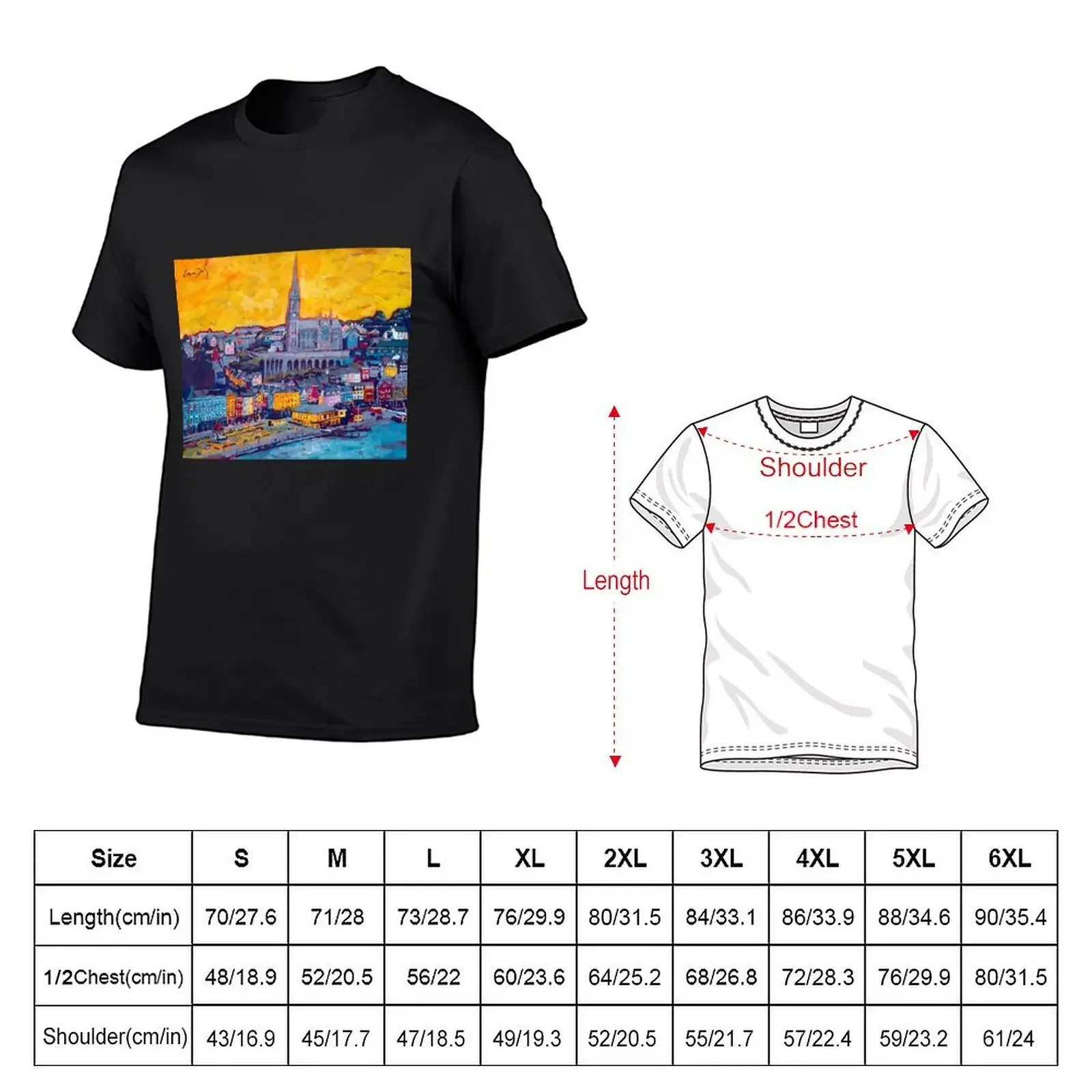 Cobh 3 (County Cork, Ireland) T-Shirt plain summer clothes tops fashion shirts funny t shirts for men