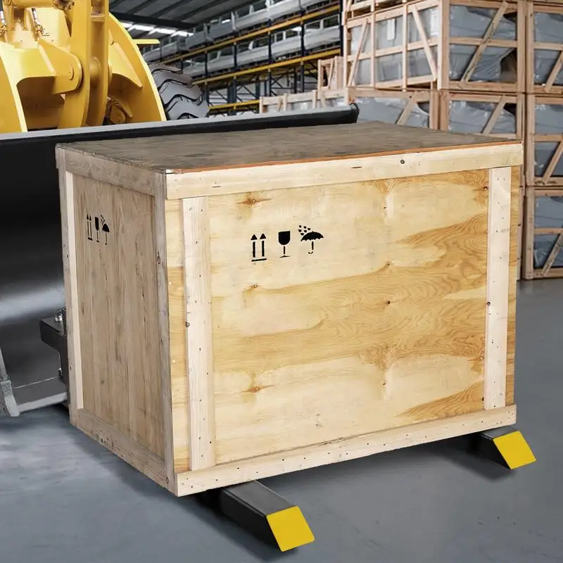 Free Shipping-Pallet Forks, 2000 lbs Capacity Clamp on Pallet Forks, 43" Tractor Bucket Forks, Heavy Duty Front Loader Attachment for Tractor, Skid Steer, Loader Bucket, Tractor Forks for Agriculture and Farm view 4