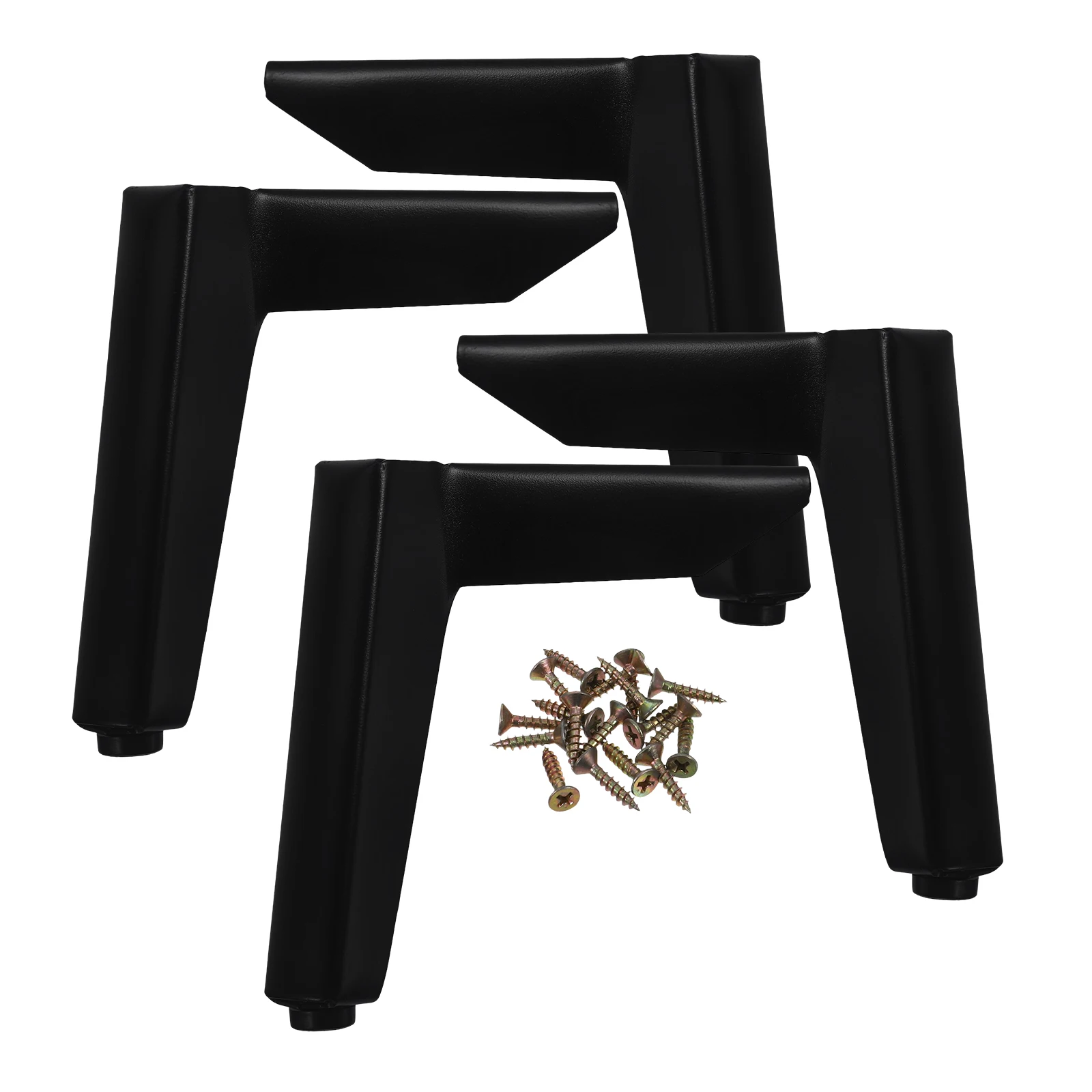 

4pcs Furniture Legs for Bed Table Desk Dresser Sofa Metal Bench Feet Durable Material Stable Support Modern Design Antislip