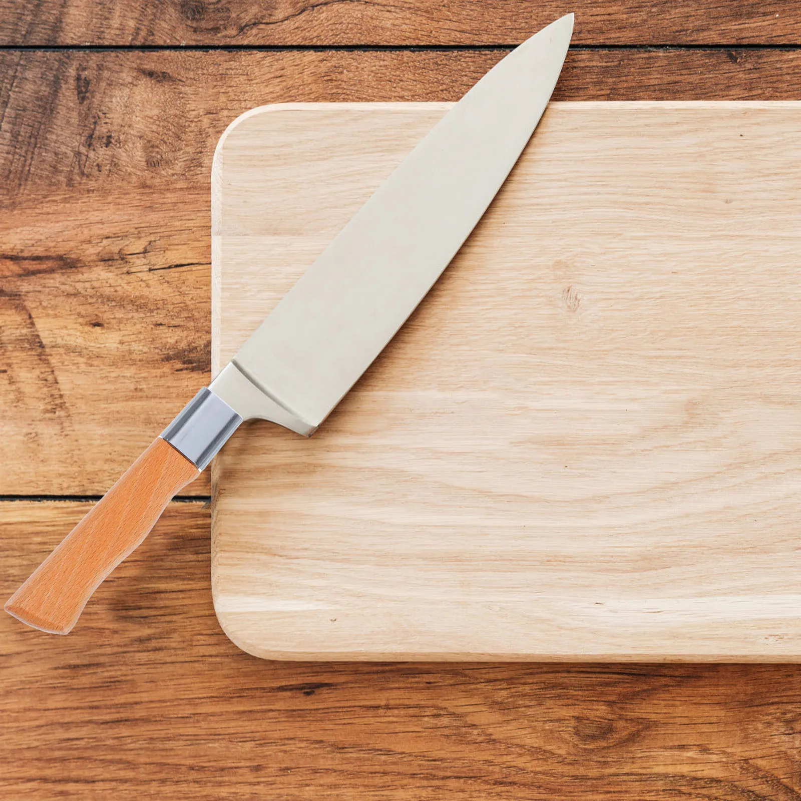 مقبض سكين بديل من الخشب الصلب لصنع السكاكين بنفسك، مستلزمات قطع المطبخ، مقبض خشبي غير قابل للانزلاق، ملحق قبضة مريح #2