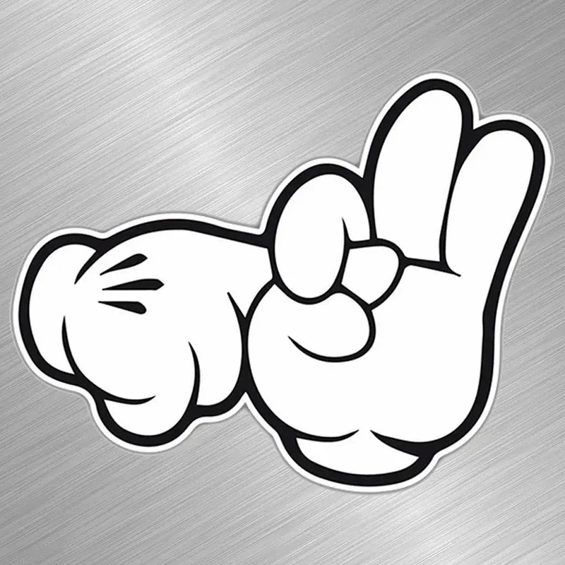 Cartoon Cute Hands Vinyl Decal Sticker Funny Dirty JDM Euro Stance Got Em Tuning Laptop Trunk KK Cover Waterproof PVC