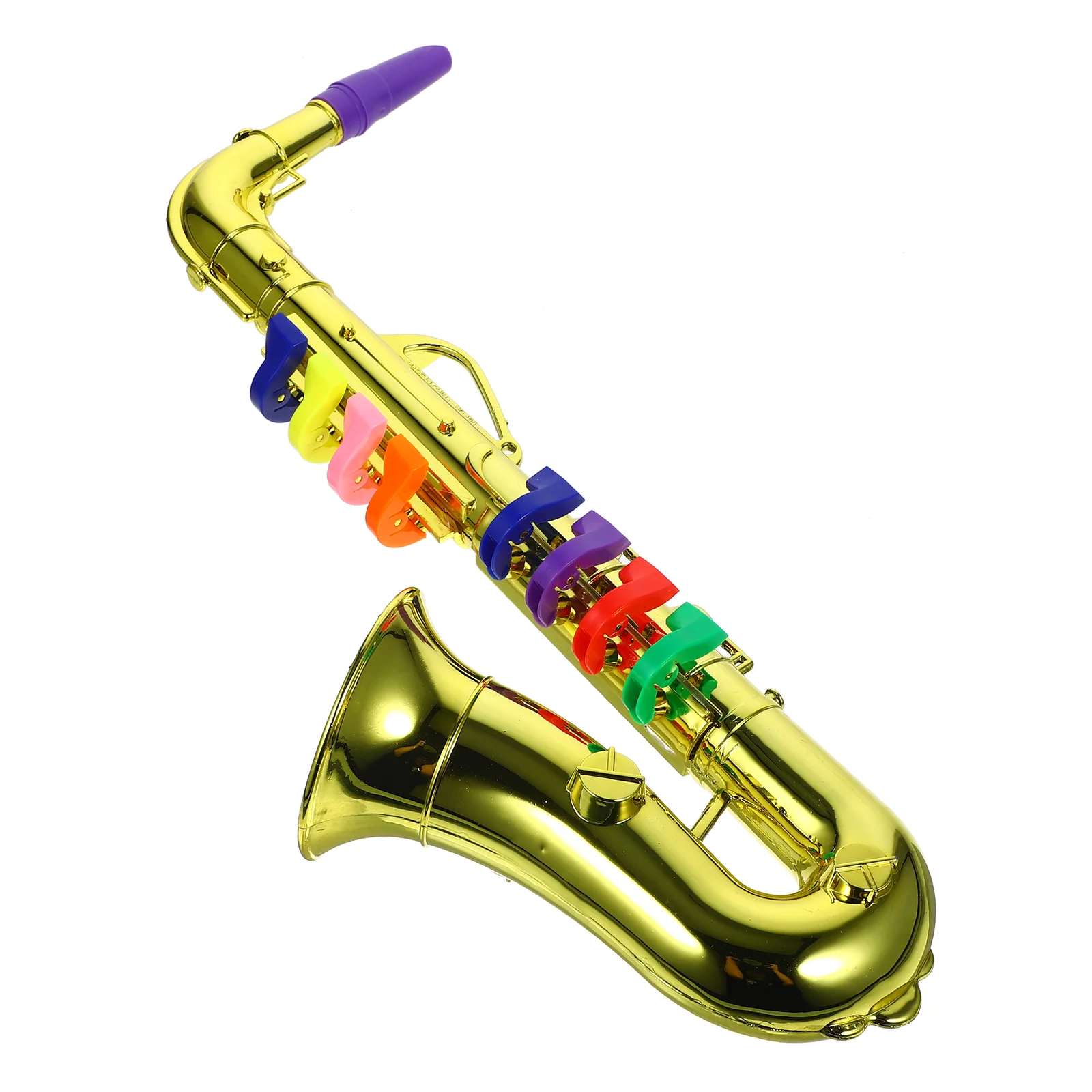 Jouet trompent en plastique pour enfants, instruments de musique, saxophone, 8 dangthms, mini jouet musical, accessoires pour enfants