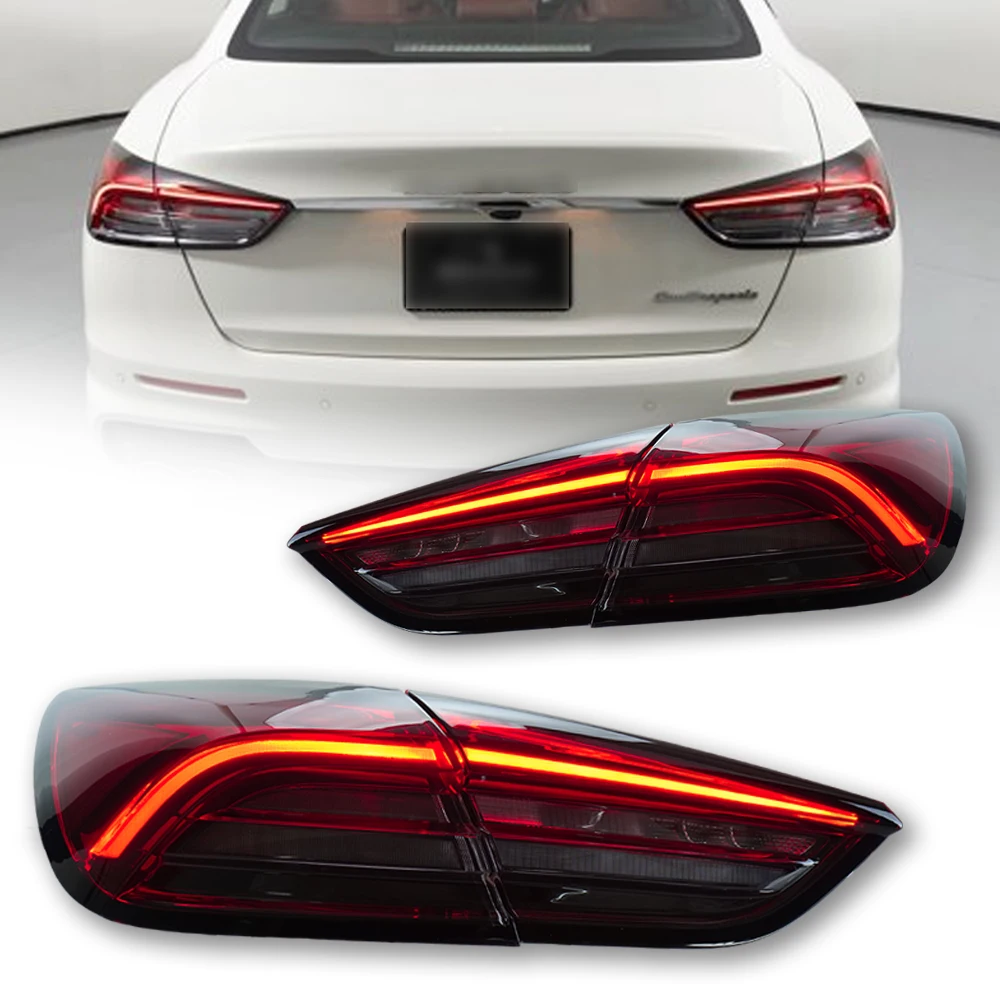 Car Lights For Maserati Quattroporte Taillight 2013-2020 LED Car Tail Lamps Daytime Running Lights Dynamic Turn Signals