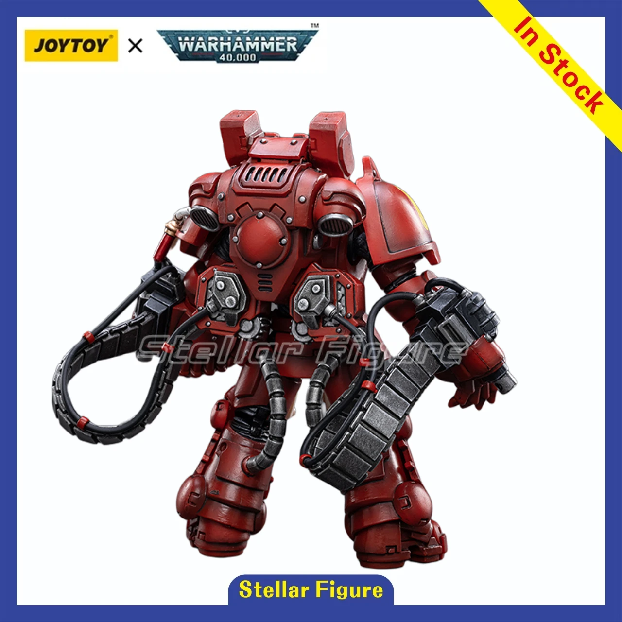 

【SF】JOYTOY 1/18 Фигурка Космическая морская пехота Blood Angels Aggressor Brother Marine 04 Модель игрушки Подарки Коллекция украшений