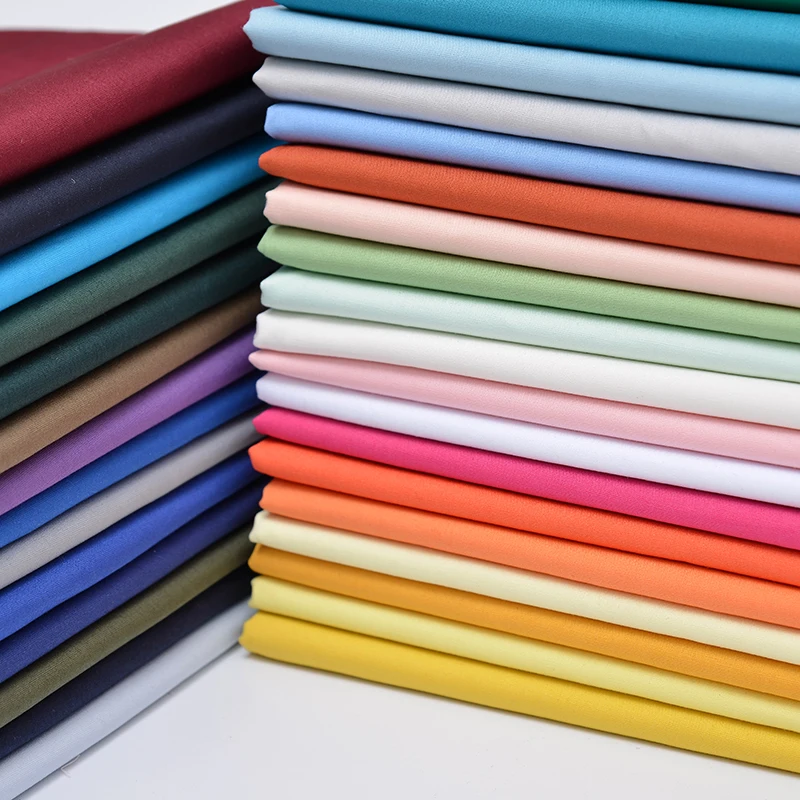 

Cloth Sheet Twill Cloth Fabric for DIY Sewing Patchwork Plain Suede 100% Cotton Fabric Printed Baby Solid Color Other Fabric