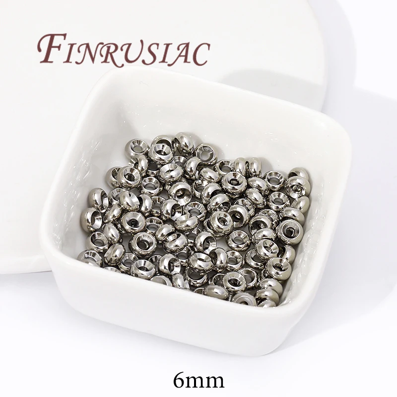 Spacer Beads for Bracelets, 18K Gold Plated Separators