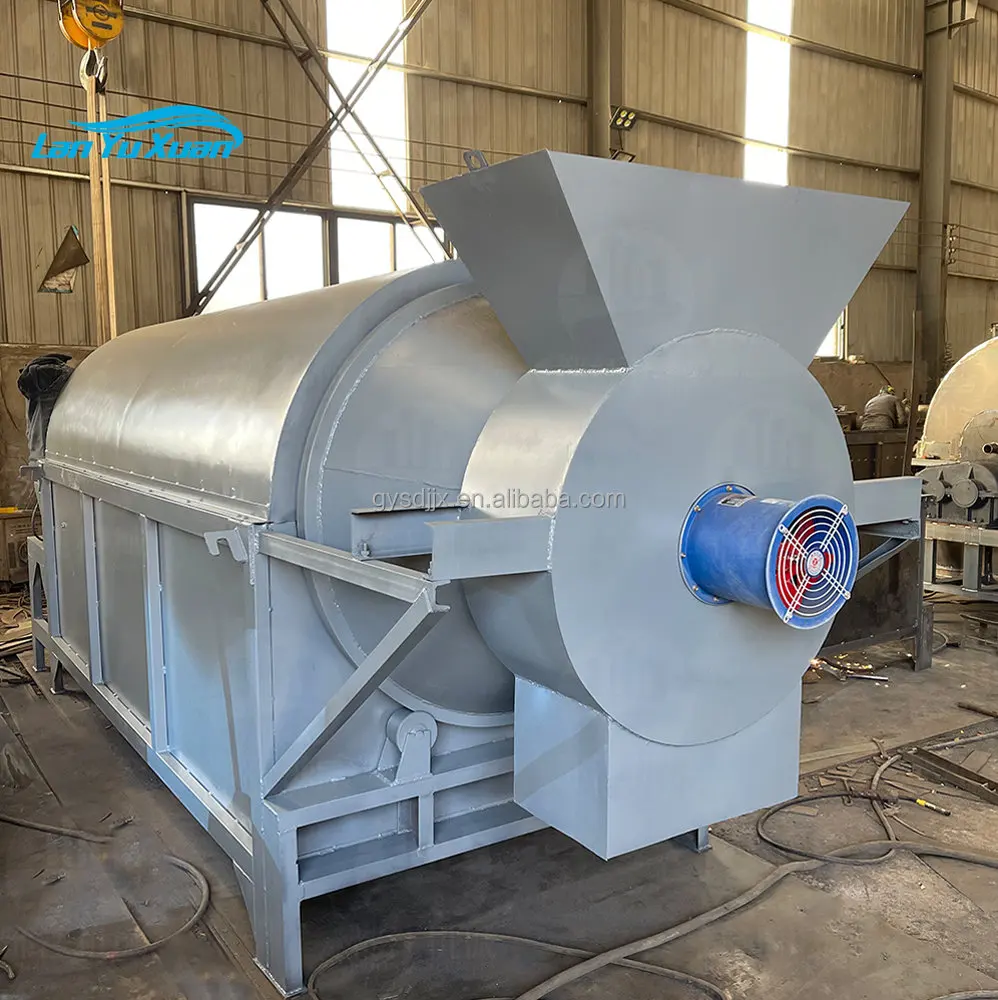 Corn Grain Drum Dryer Tea Dryer Drum Rotary Dryer for Coffee Beans