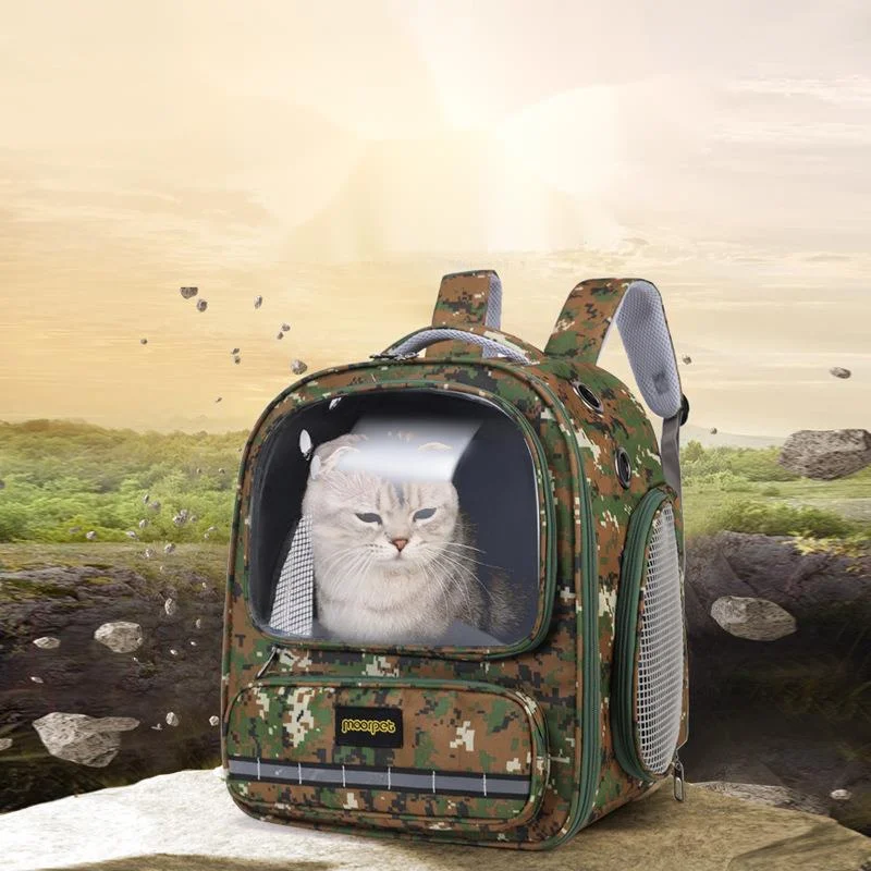 Pet Cat Backpack Astronaut Transparent Carrying Bag Space Capsule Cats Package For Cat Puppy Breathable Kitten Outdoor Bags