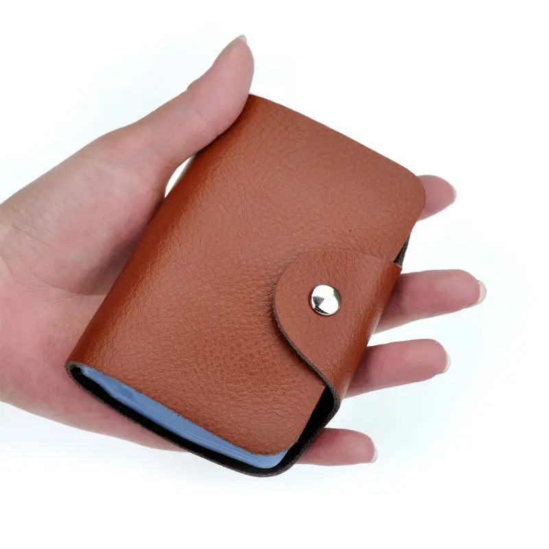 Porte-cartes en cuir de vachette véritable pour hommes et femmes, porte-cartes de crédit bancaire, sac portefeuille, cadeaux de vacances, mode